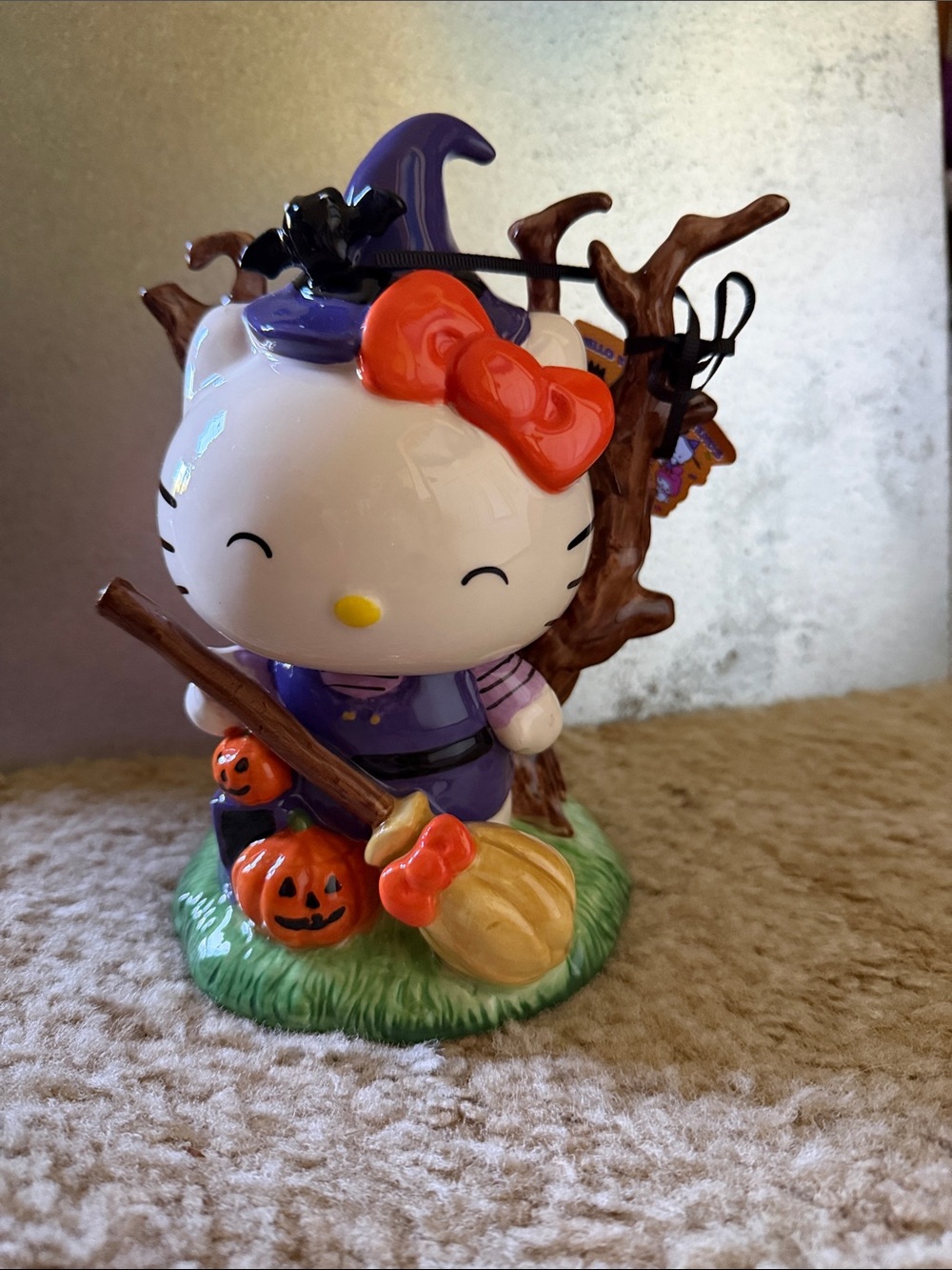 Blue Sky Clayworks Hello Kitty Halloween Witch